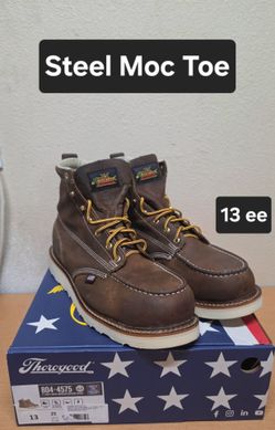 Thorogood Work Boots sz13ee STEEL MOC TOE