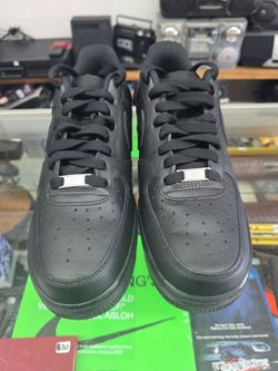 Nike Air Force 1 '07 Triple Black Casual Sneakers CW2288-001 Men's Size 9