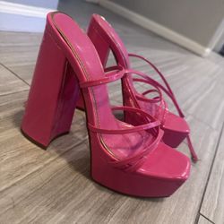 Pink heels
