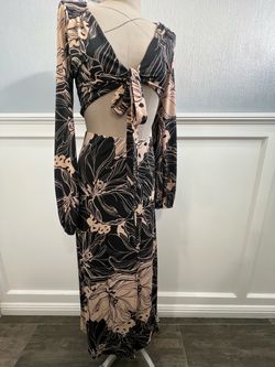 Floral two piece outfit