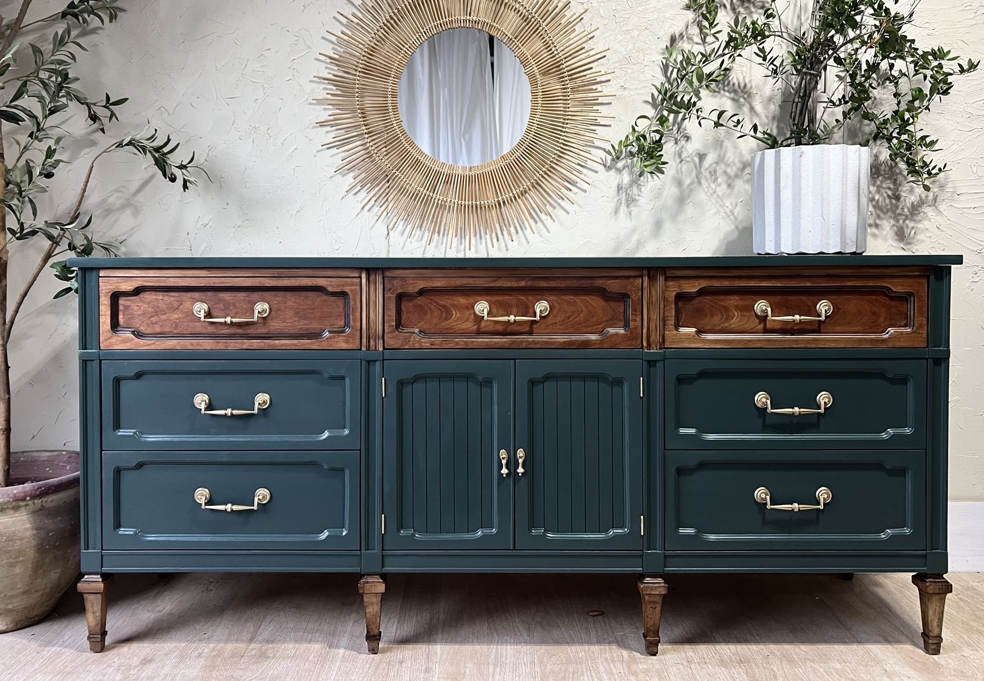 Gorgeous Restored Dresser/Credenza/ Buffet