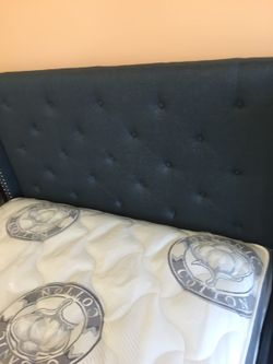 Queen bed with mattress $340