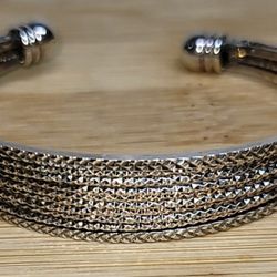 7 Inch STERLING SILVER Cuff Bracelet 