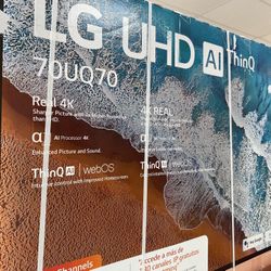 70”LG Uhd 4K S-MART TV 