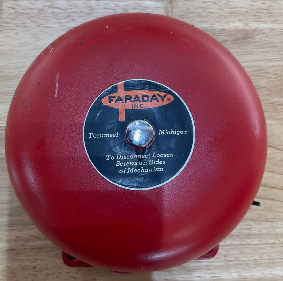 Vintage Faraday Fire Alarm Bell