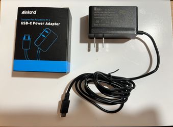 USB-C Power Adapter - designed for Raspberry Pi 4 (New)