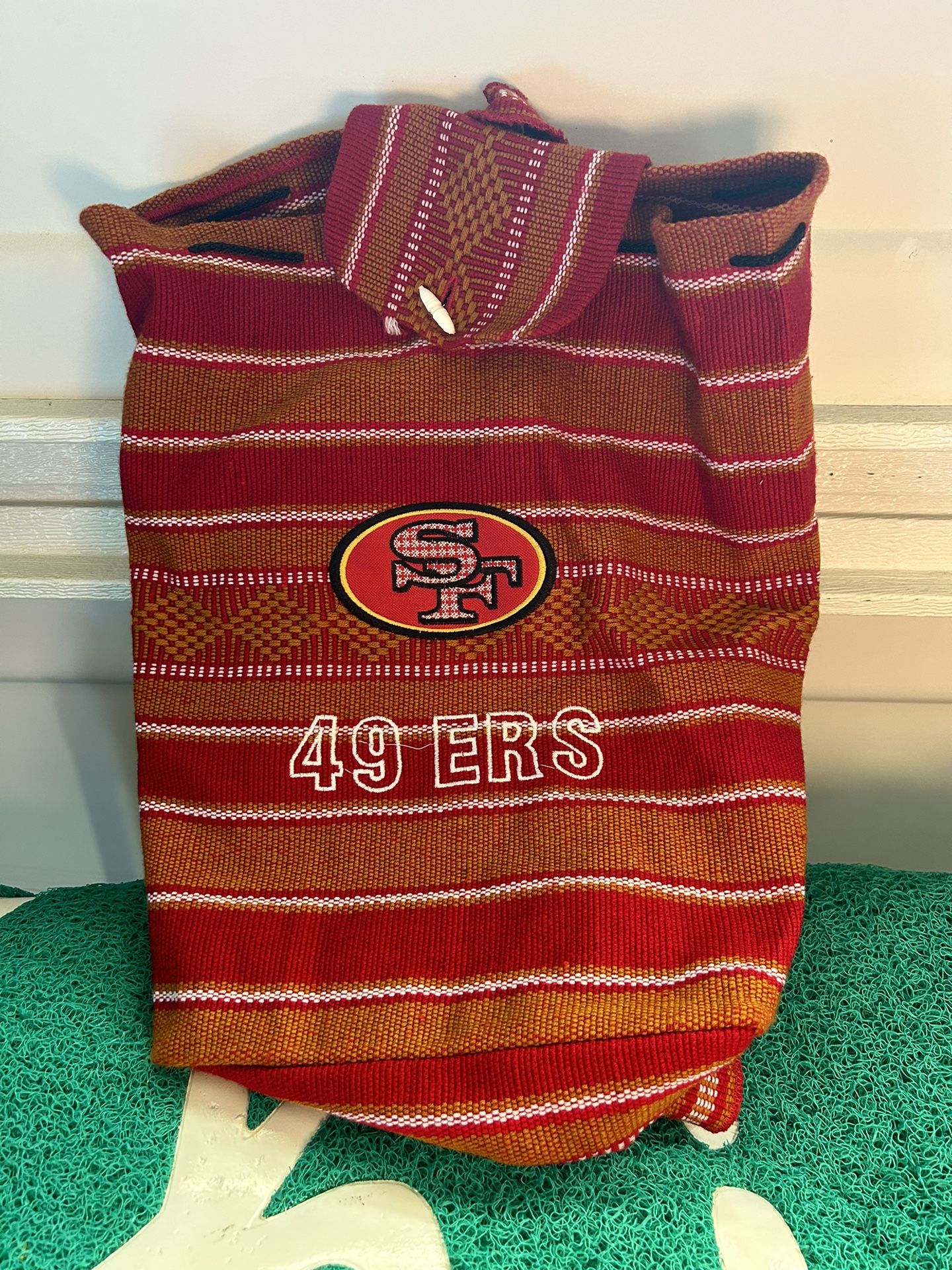 San Francisco 49ers Poncho Material Bag