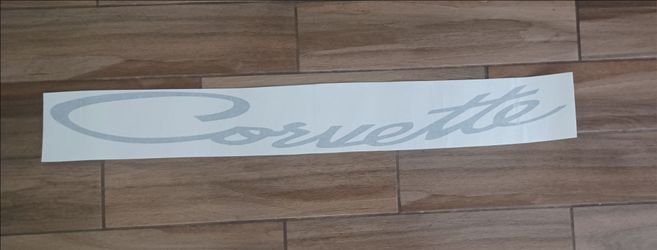 Corvette decal