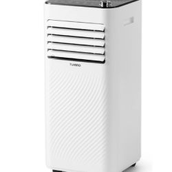 TURBRO Finnmark 8,000 BTU Portable Air Conditioner, Dehumidifier and Fan, 3-in-1 Floor AC Unit for Rooms up to 300 Sq Ft, Sleep Mode, Timer, Remote In