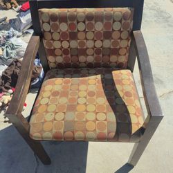 Wooden Frame Accent Chair