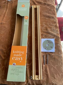 KB 28” knitting board w/ metal pegs