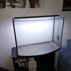 37 Gallon Fish Tank, With Light And Stand