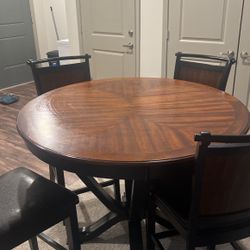 PUB Table Brown Cherry