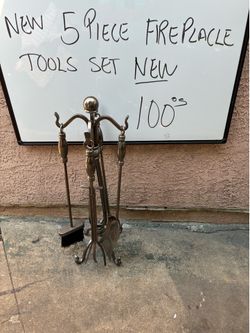 New fireplace tools