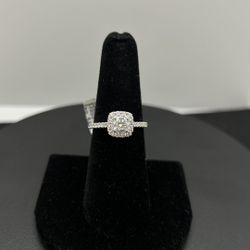 14KW 1.01CTW Cushion Engagement Ring