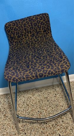 LEOPARD STOOL CHAIR DESK COMPUTER CHAIR LIVING ROOM HIGH STOOL CHAIR