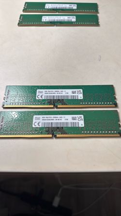 16GB 2x 1x8 DDR4-3200 RAM