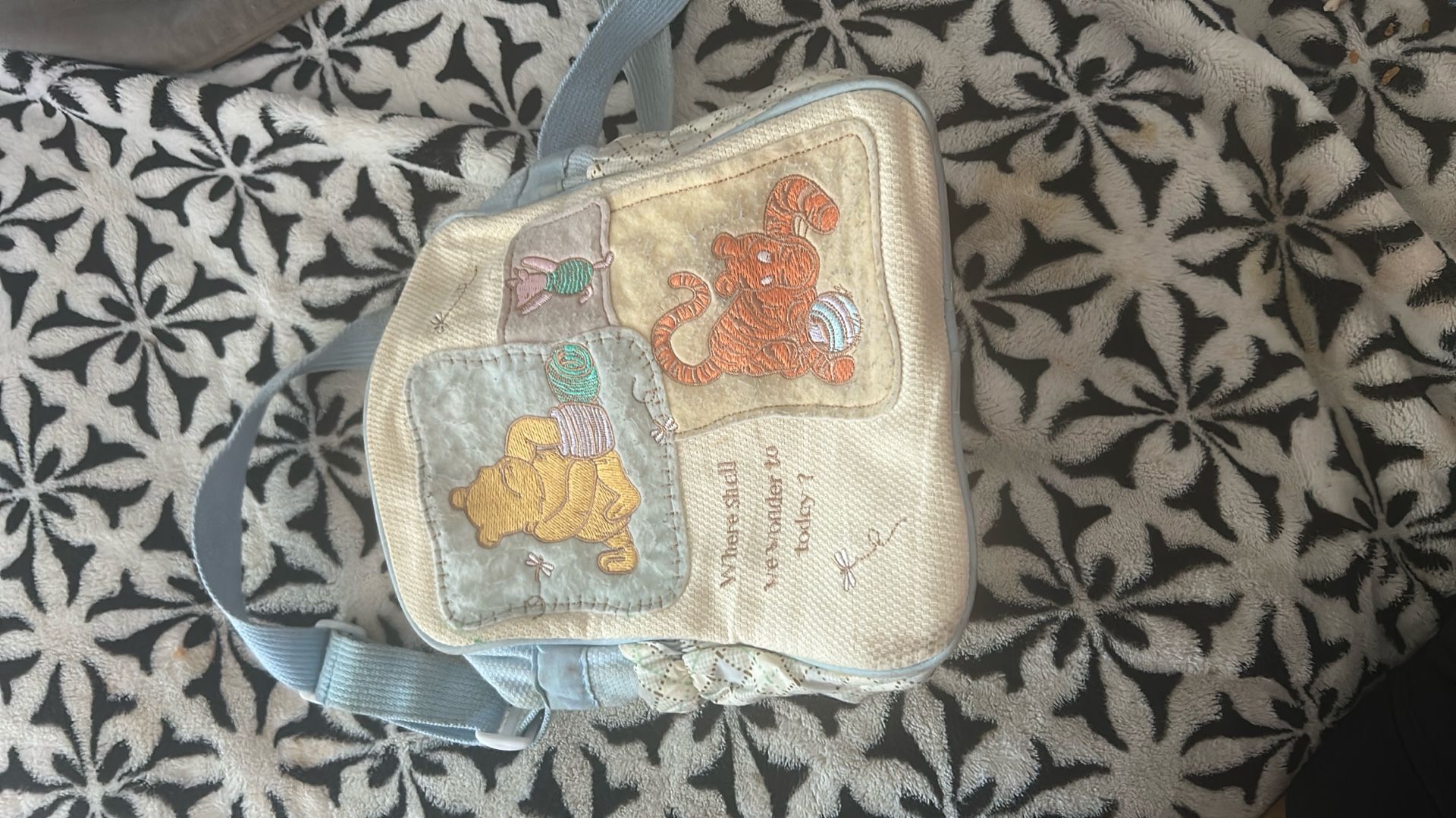 Vintage Winnie The Pooh Diaper Bag