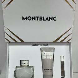 Mont Blanc Signature 3 Piece Gift Set - Only $80!!