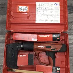 Hilti DX 460 Powder Actuated Nail Gun W/ MX 72 Attachment & Case