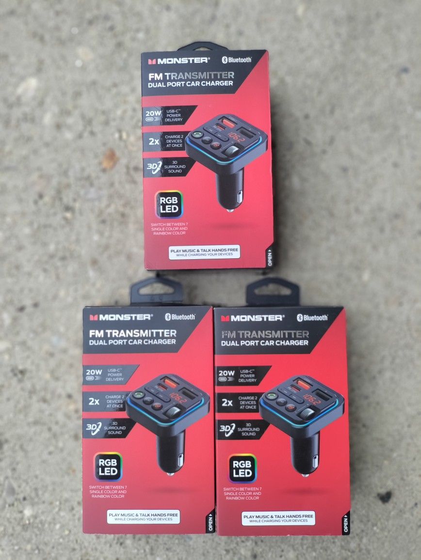 FM Transporter Dual Portable Car Charger