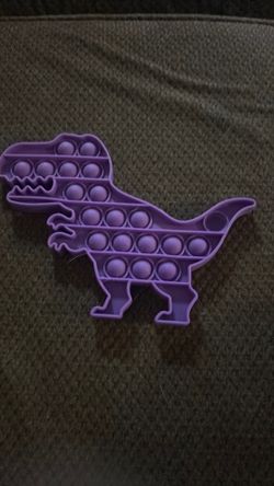 Purple dinosaur pop it
