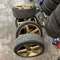 5x114.3 20” Rims And Tires ( All 4 )