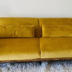 Convertible Velvet Mussard Sofa