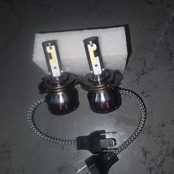 Brighter Clear White H4 Led 6000k With Built In Fan.