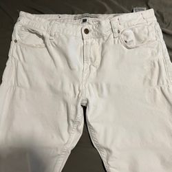 Guess white pants