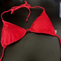 Triangle Bikini Top -Red