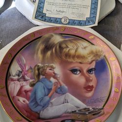 Girl Talk Barbie collectors plate