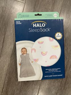 Rainbow Halo Sleep Sack - Size L 12-18 Months 22-28 Lbs
