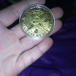 2nd Amendment Is My Gun Permit" United States Constitution coin 