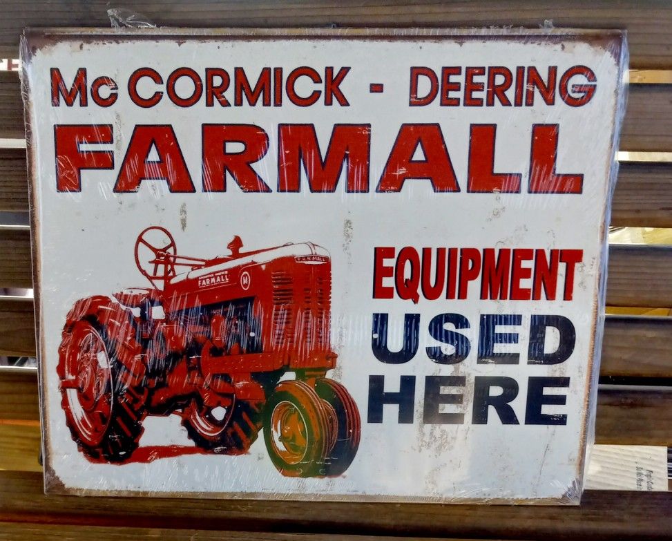 Farm TRACTOR Metal Sign