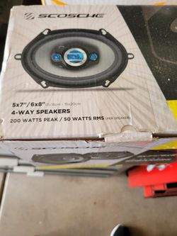 5x7 Speakers 30 Obo