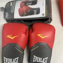 Everlast Prostyle 2 Boxing Gloves, Entry Level Training Gloves for Men and Women, Secure Fit Hook and Loop Closure & Ventilation, Heavy Bag & Speedbag