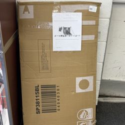 Folding basketball hoop 