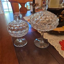 Vintage Fostoria Candy Dishes