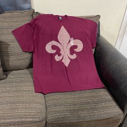 Size2XL Silver Star T-Shirt, New.