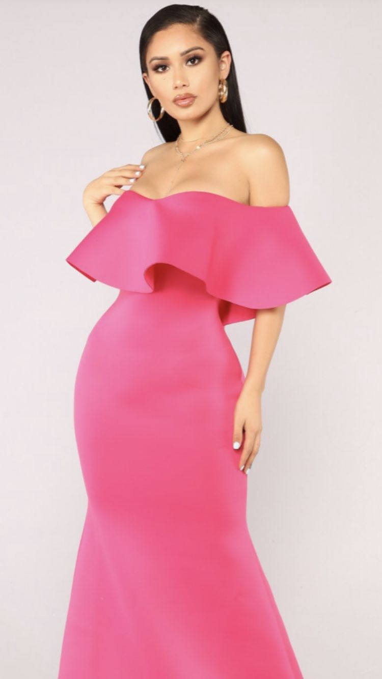 Fashion nova pink dress