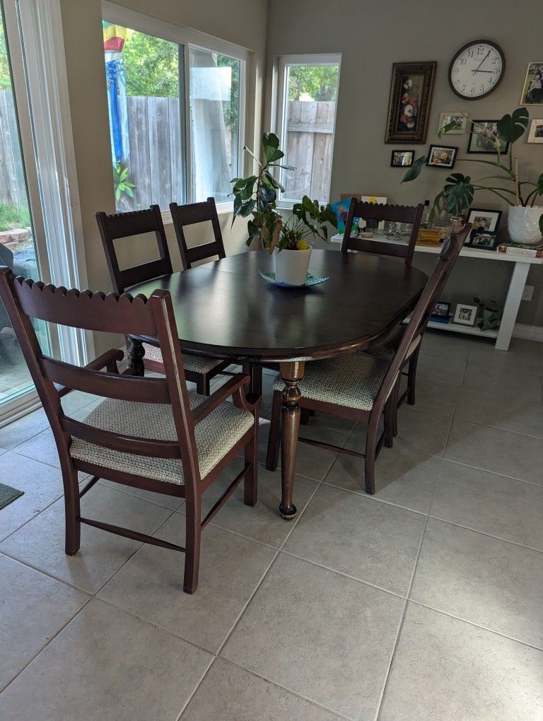 Ethan Allen Dining Table And Chairs