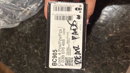 Rear Brake Pads BC905 (1x set)