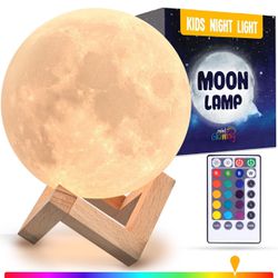 Mind-Glowing Moon Lamp - 3D Moon Night Light for Kids 