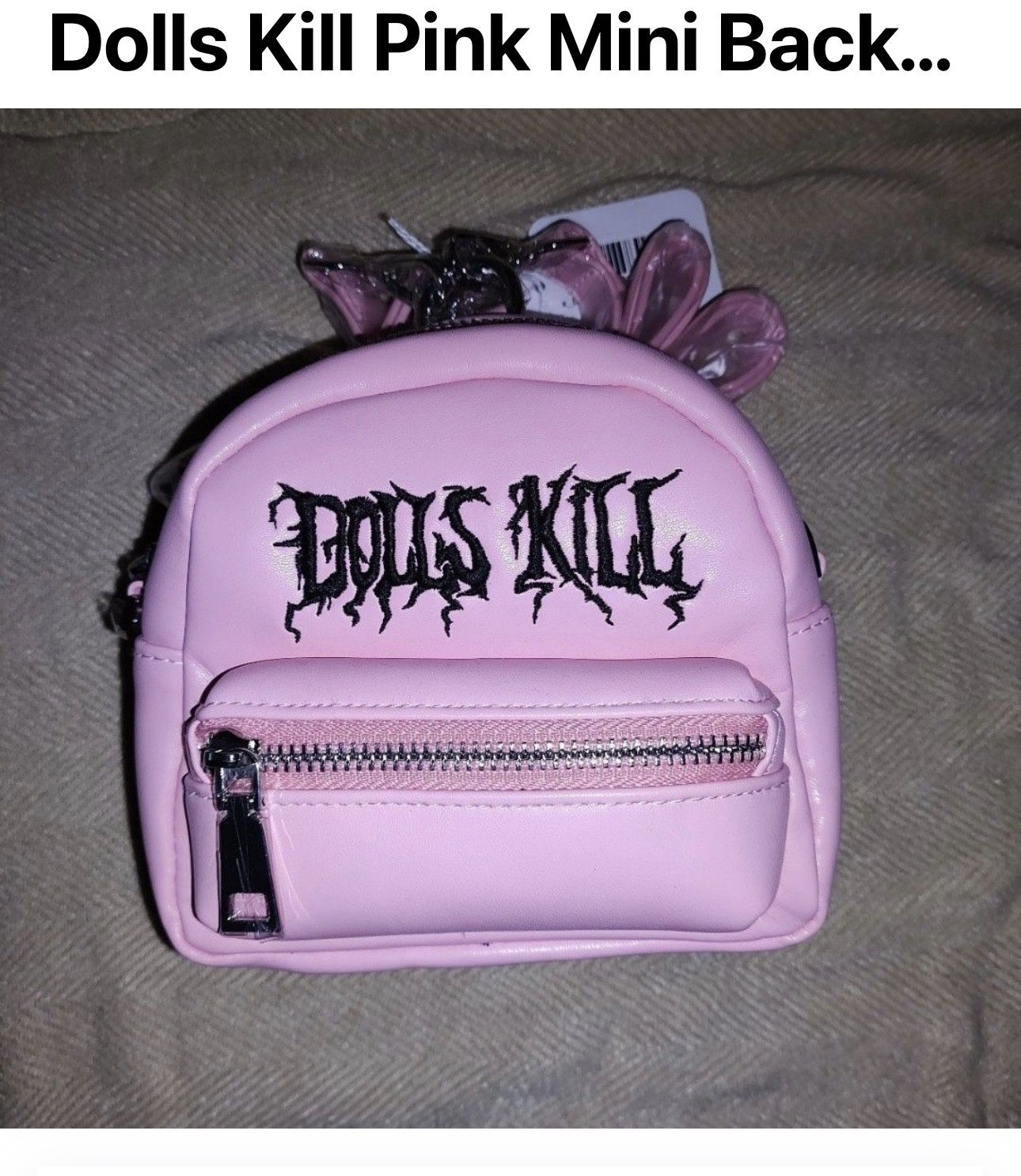 DollsKill Pink Mini Backpack