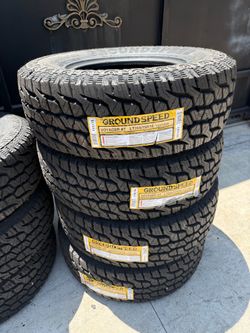 265-75r16 Ground speed tires nuevas con 50,000 millas de garantía las 4