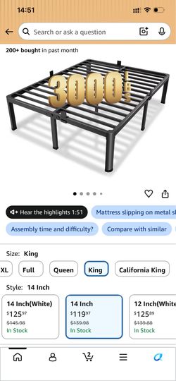 Looking for 2 Queen & 1 King Metal Bed Frames