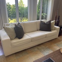 Super Comfy Modern Cream Sofa 