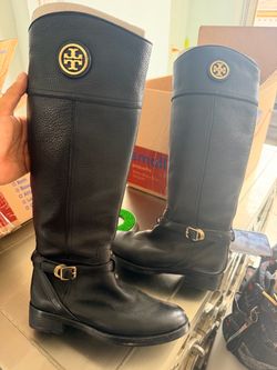 Tory Burch Leather Riding Boots – Size 6.5 – $100