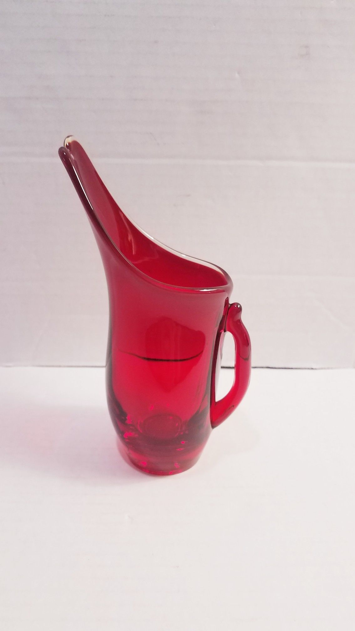 Mid Century glass Mini swung pitcher